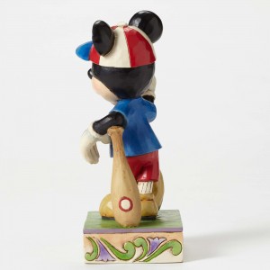 Disney Mickey Mouse Baseball Player Figurine Batter Up by Jim Shore